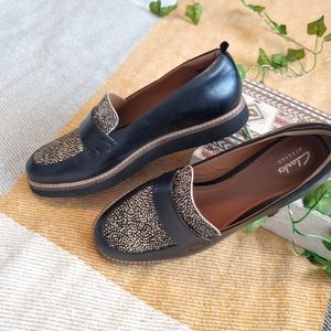 Clarks Fur Loafers